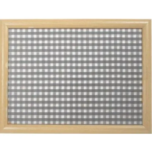 Kniedienblad met kussen eronder Laptray schootkussen ruit bruin